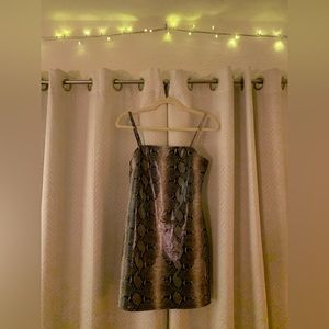 Motel Snake Print Dress Size Small